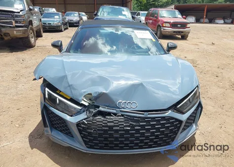 2020 Audi R8 Spyder V10 Performance Quattro S Tronic z USA, uszkodzony, nr VIN WUA4BCFX1L7902012